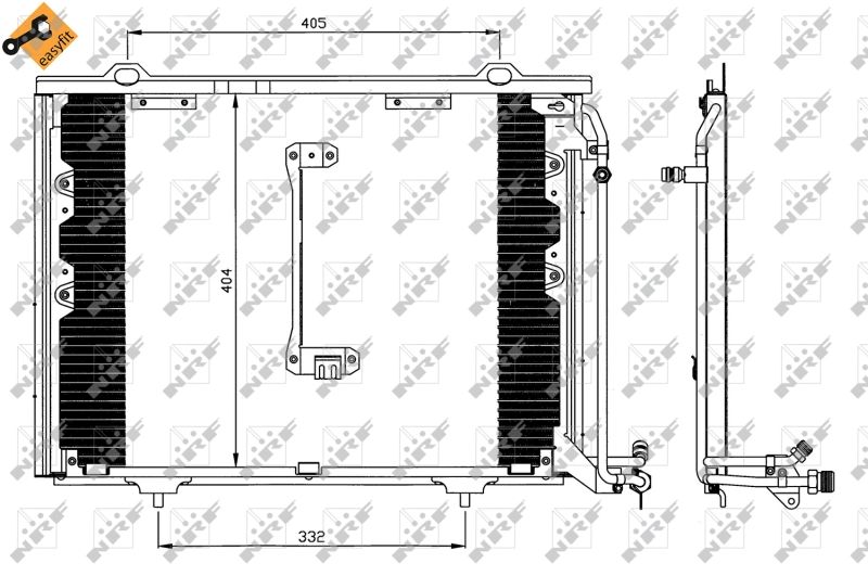 Kondensator, Klimaanlage NRF 35214
