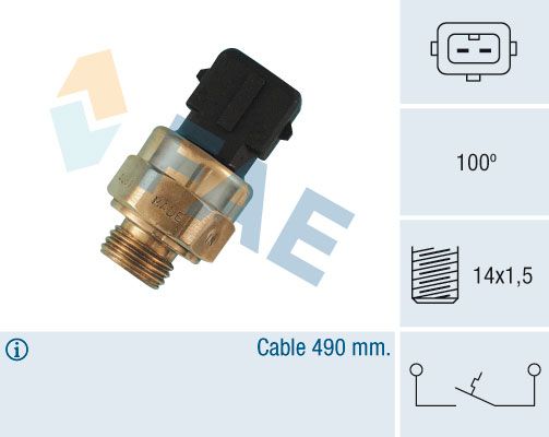 Temperaturschalter, Kühlmittelwarnlampe FAE 35570