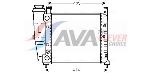 Kühler, Motorkühlung AVA QUALITY COOLING FT2077