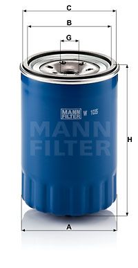 Oljefilter MANN-FILTER W 1035