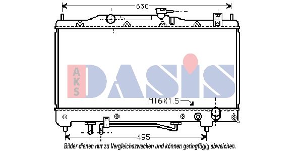 Kühler, Motorkühlung AKS DASIS 211990N