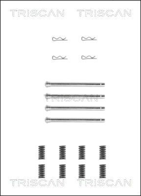 Zubehörsatz Scheibenbremsbelag TRISCAN 8105 701435