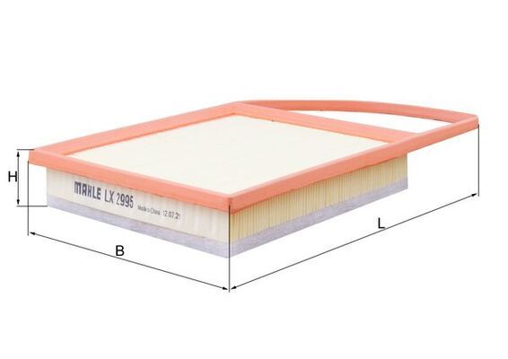 Luftfilter MAHLE LX2995