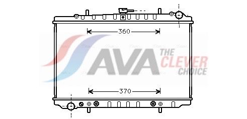 Kühler, Motorkühlung AVA QUALITY COOLING DN2034