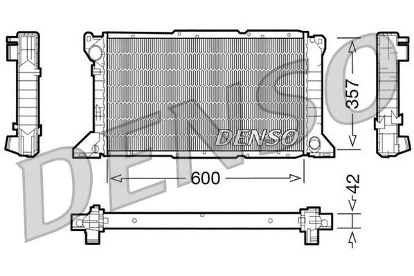 Kühler, Motorkühlung DENSO DRM10100