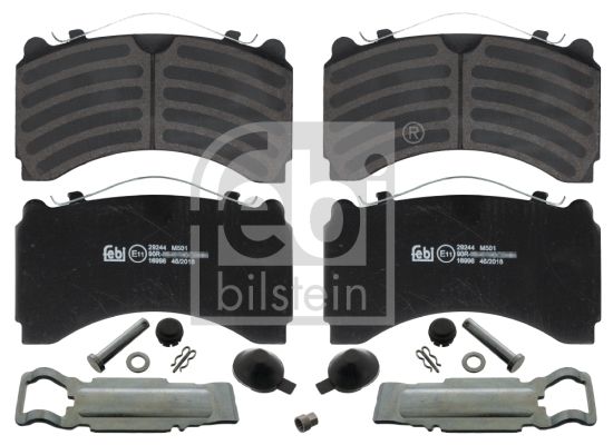 Bremsbelagsatz Bremsbeläge FEBI BILSTEIN 16996
