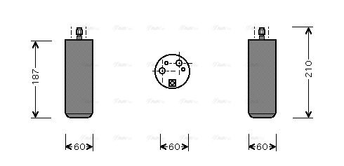 Trockner, Klimaanlage AVA QUALITY COOLING ftd073