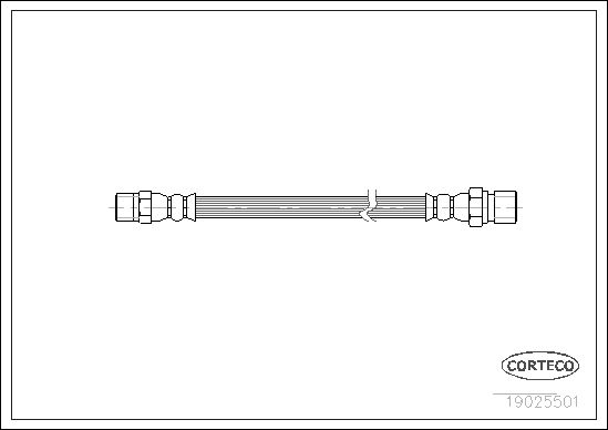 Bremsschlauch CORTECO 19025501