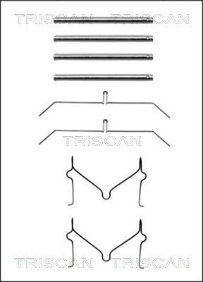 Zubehörsatz Scheibenbremsbelag TRISCAN 8105 131621