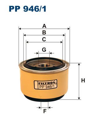 Kraftstofffilter FILTRON pp 946/1