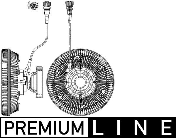 Kupplung, Kühlerlüfter MAHLE CFC227000P