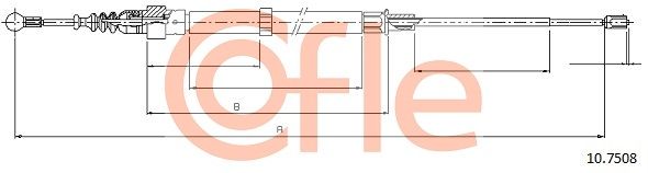 Seilzug, Feststellbremse COFLE 10.7508