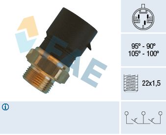 Temperaturschalter, Kühlerlüfter FAE 38310