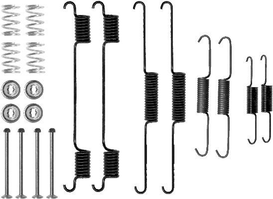 Zubehörsatz, Bremsbacken TEXTAR 97030800