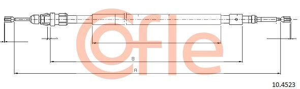 Seilzug, Feststellbremse COFLE 10.4523