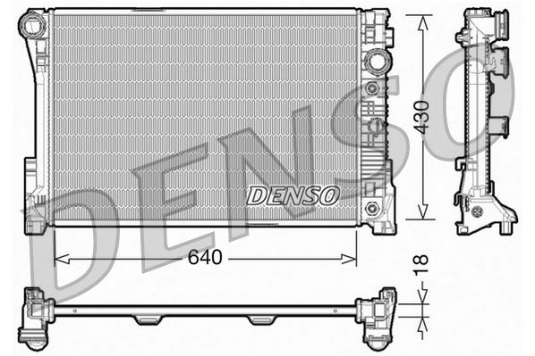 Kühler, Motorkühlung DENSO DRM17005