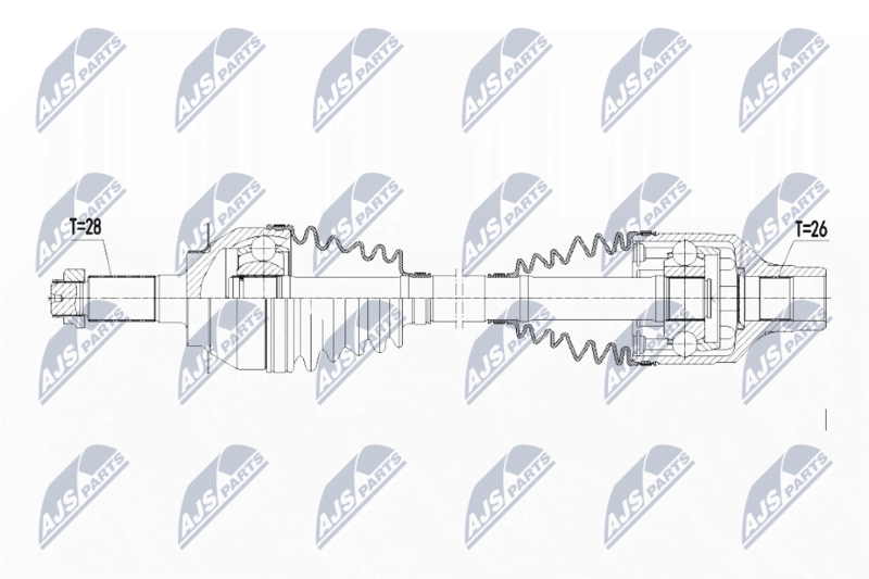 Antriebswelle NTY NPW-SU-017