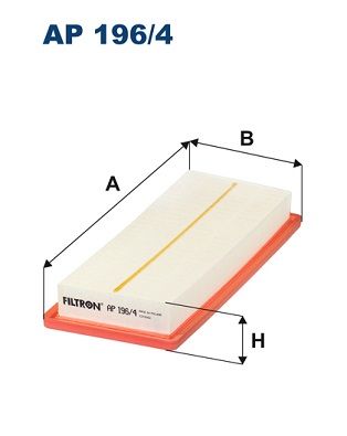 Luftfilter FILTRON ap 196/4