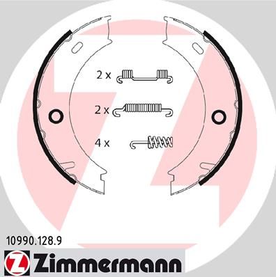 Bremsbackensatz Feststellbremse ZIMMERMANN 10990.128.9