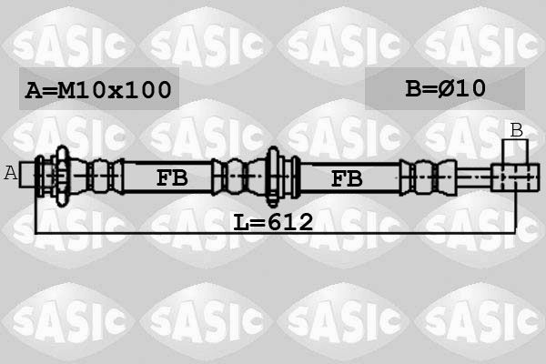 Bremsschlauch SASIC 6606082