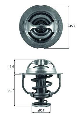 Thermostat, Kühlmittel MAHLE TX20090D