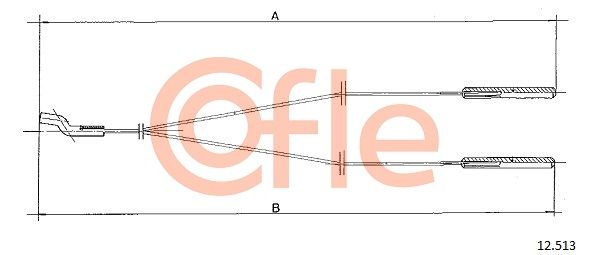 Heizklappenzug COFLE 12.513