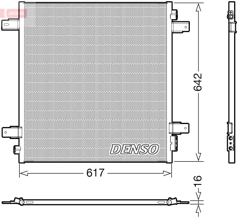 Kondensator, Klimaanlage DENSO DCN46027