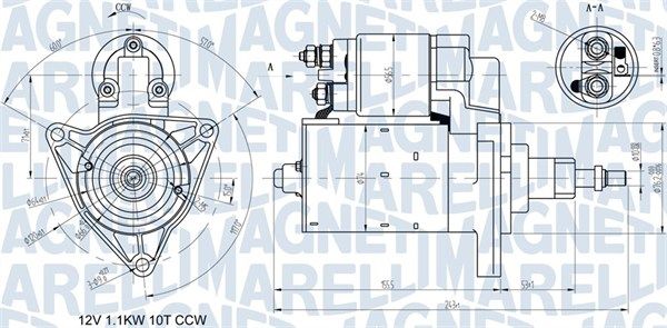 Starter MAGNETI MARELLI 063720597010