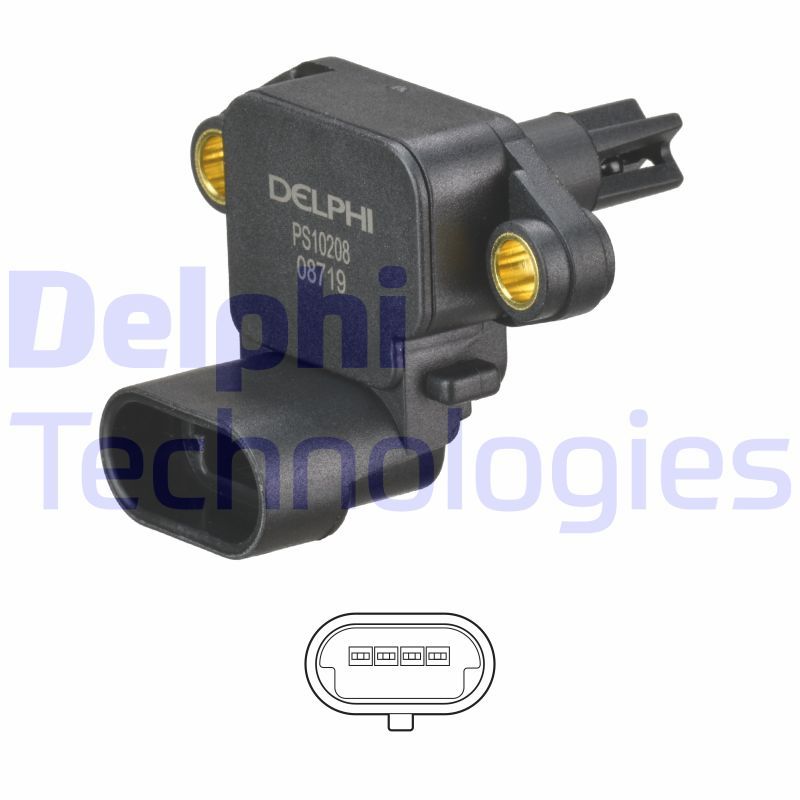 Sensor, insugslufttemperatur DELPHI PS10208