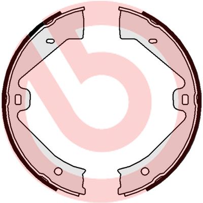 Bremsbackensatz, Feststellbremse BREMBO S 65 505