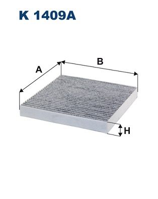 Filter, kupéventilation FILTRON K 1409A