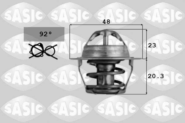 Thermostat, Kühlmittel SASIC 9000389