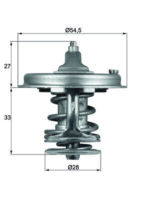 Thermostat, Kühlmittel MAHLE TX7883