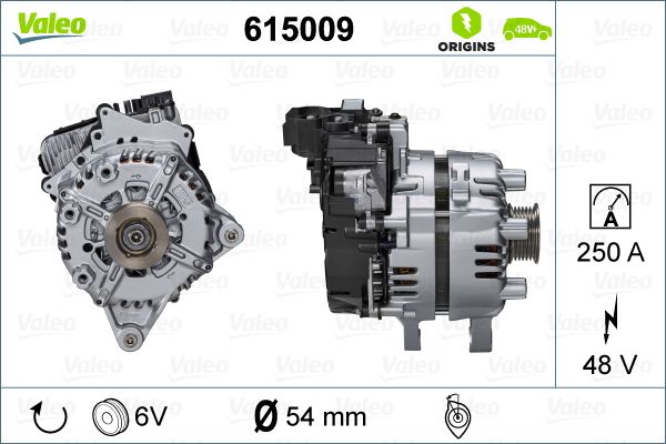 Startgenerator VALEO 615009