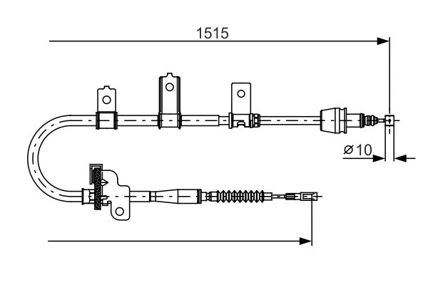 Seilzug Feststellbremse BOSCH 1 987 482 098