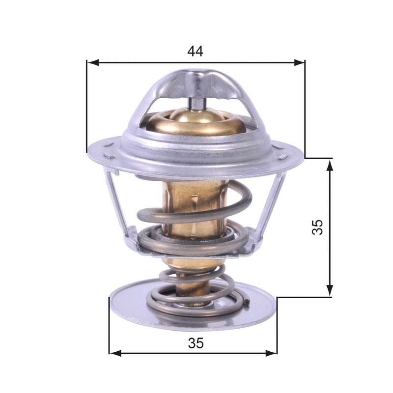 Thermostat, Kühlmittel GATES th43688g1
