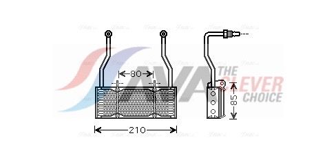 Ölkühler, Motoröl AVA QUALITY COOLING CN3022