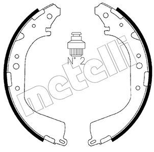 Bremsbackensatz METELLI 53-0280