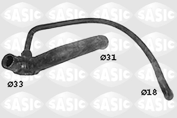 Kühlerschlauch SASIC SWH6843