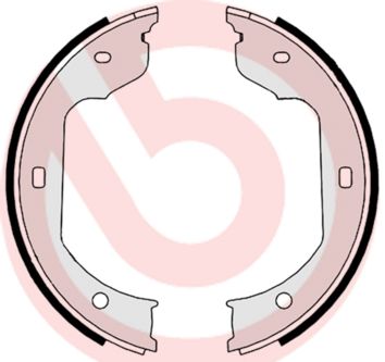 Bremsbackensatz, Feststellbremse BREMBO S 06 511