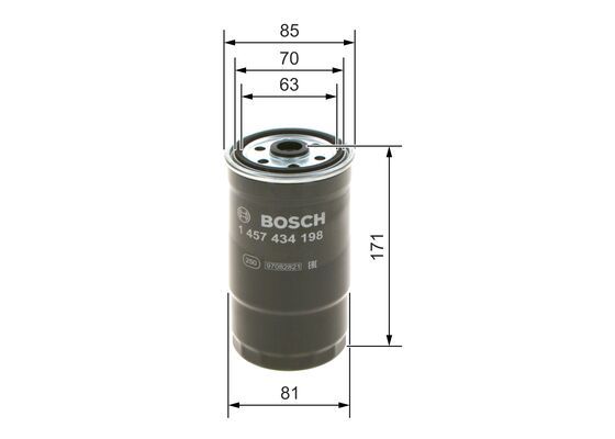 Bränslefilter BOSCH 1 457 434 198