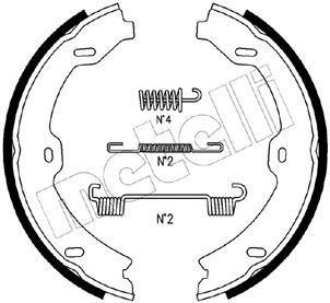 Bremsbackensatz, Feststellbremse METELLI 53-0247K