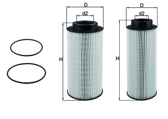 Kraftstofffilter KNECHT KX 439KIT