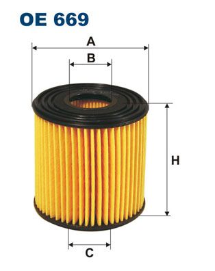Ölfilter FILTRON oe 669
