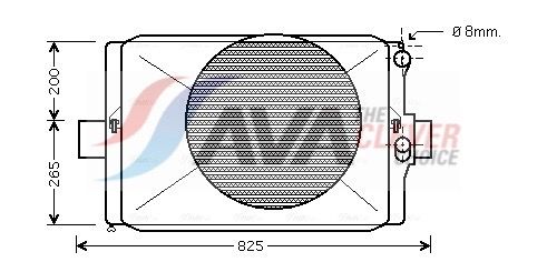 Kühler, Motorkühlung AVA QUALITY COOLING IV2024