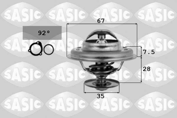 Thermostat, Kühlmittel SASIC 9000016