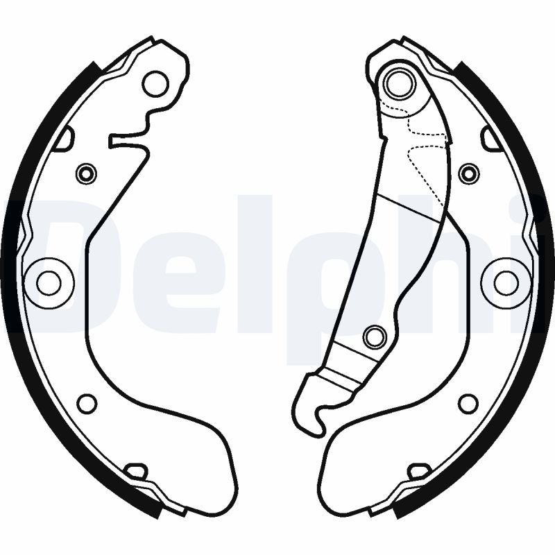 Bremsbackensatz DELPHI LS2114