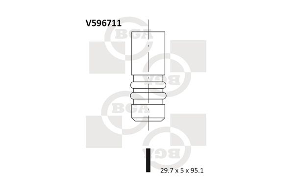 Einlassventil BGA V596711
