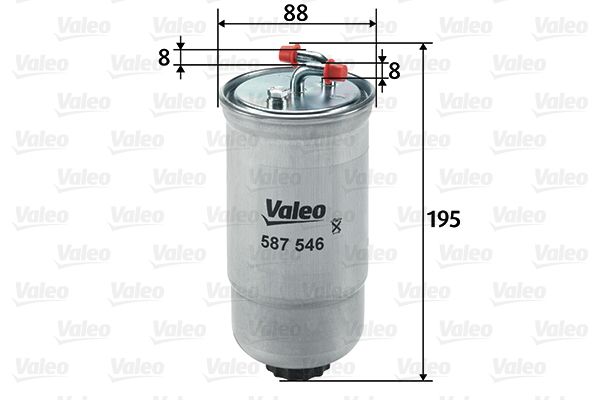 Kraftstofffilter VALEO 587546