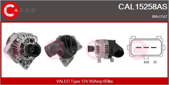 Lichtmaschine Generator Casco CAL15258AS